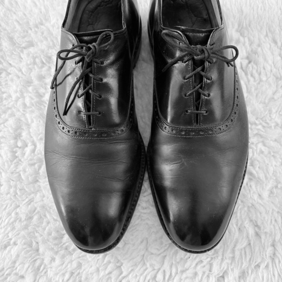 Allen Edmonds Black leather Oxfords Shoes size 9.5 EEE main image 11